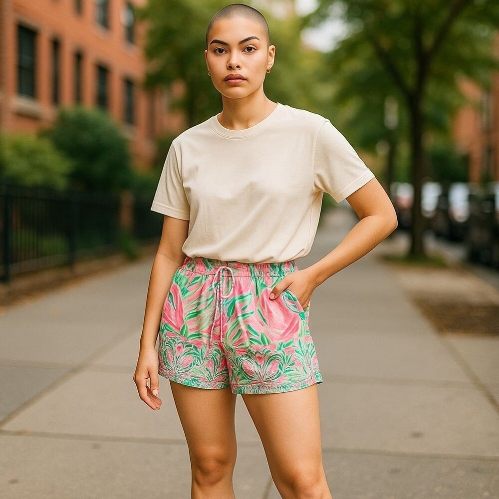 Lilly Pulitzer Katia Shorts Womens Size XXS  Pull On Summer  Resort Casual